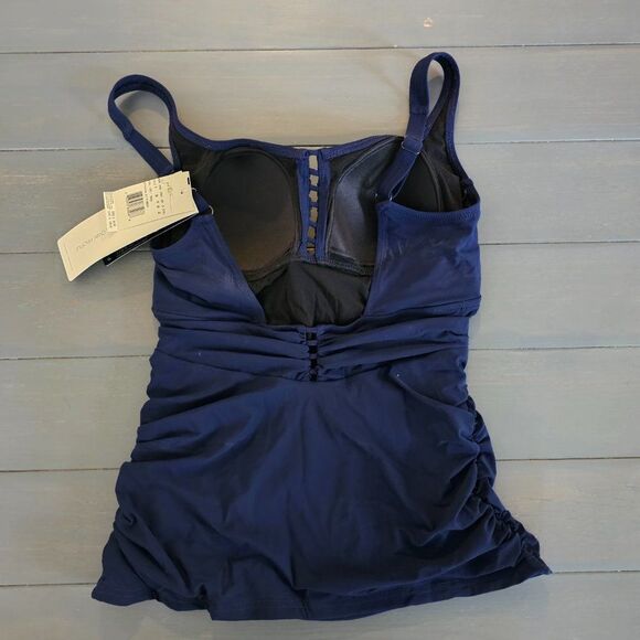 Profile by Gottex Womens Standard Keyhole Scoop Neck Tankini Top Swimsuit Size 8 - Picture 7 of 11